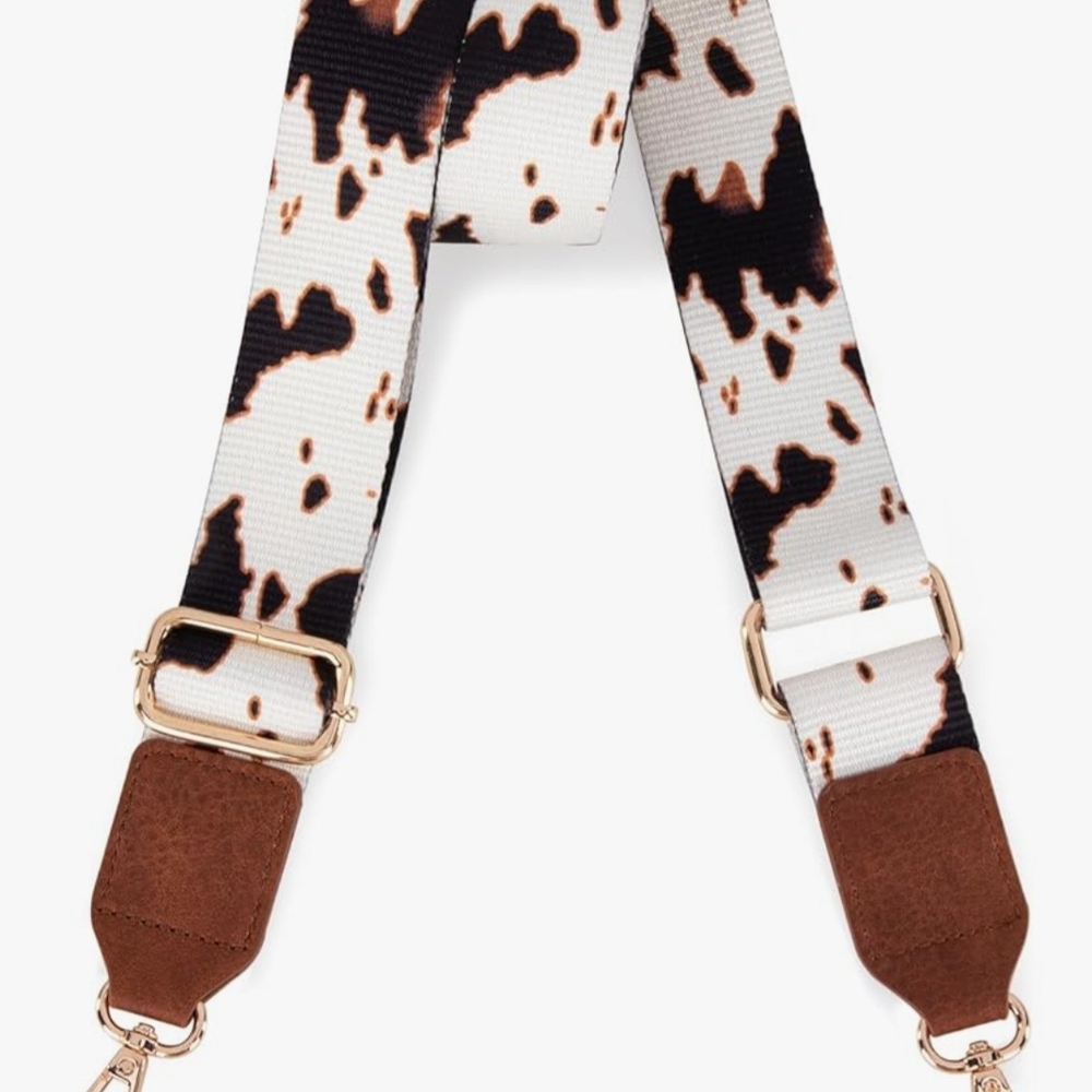 Cow Print Adjustable Bag Strap
